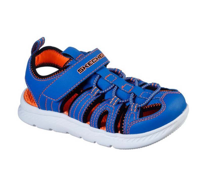 Skechers Pojkar Blå/Svarta Sandaler - C-Flex 2.0 - Heat Blast - Sverige (JIGEQ-7920)